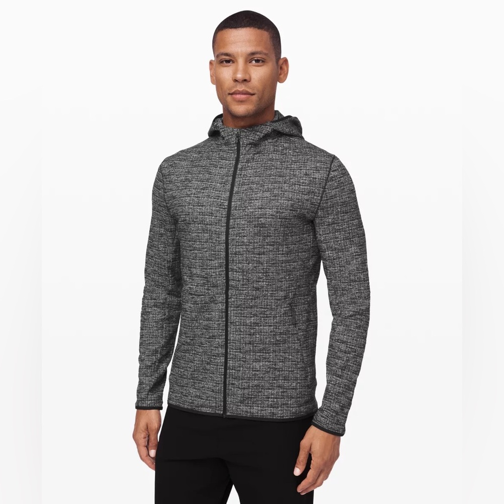 Lululemon Surge Warm Full Zip Heathered Grey Size XL